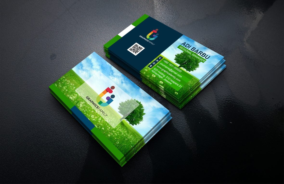 فایل طراحی کارت ویزیت مدیر منطقه - Regional Manager Business Card Design