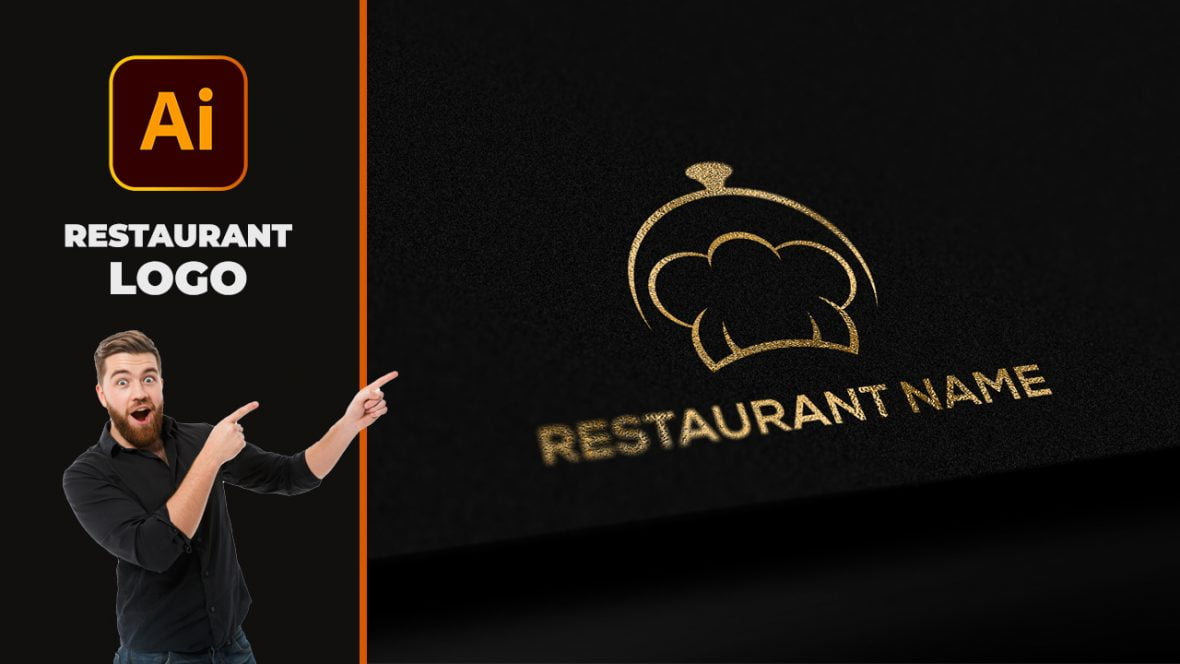 فایل الگوی طراحی لوگو سرآشپز رستوران - Restaurant Chef Logo Design Template