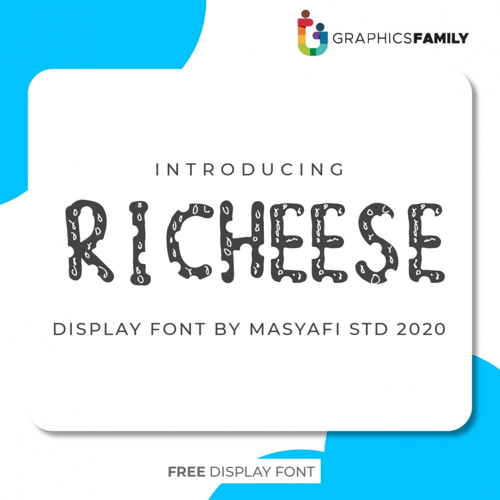 فایل فونت ریچیز - Richeese Font