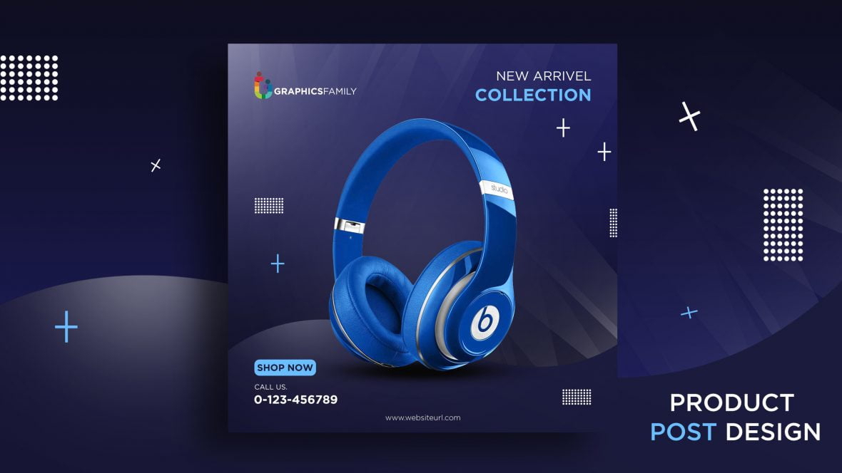 فایل الگوی طراحی بنر پست رسانه اجتماعی حراج - Sale Social Media Post Banner Design Template