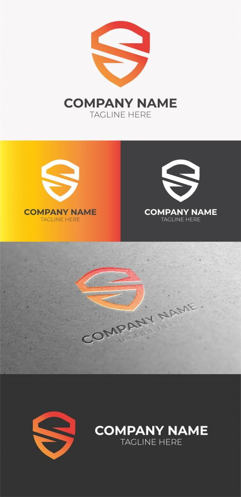 فایل طراحی لوگو امنیتی - Security Logo Design