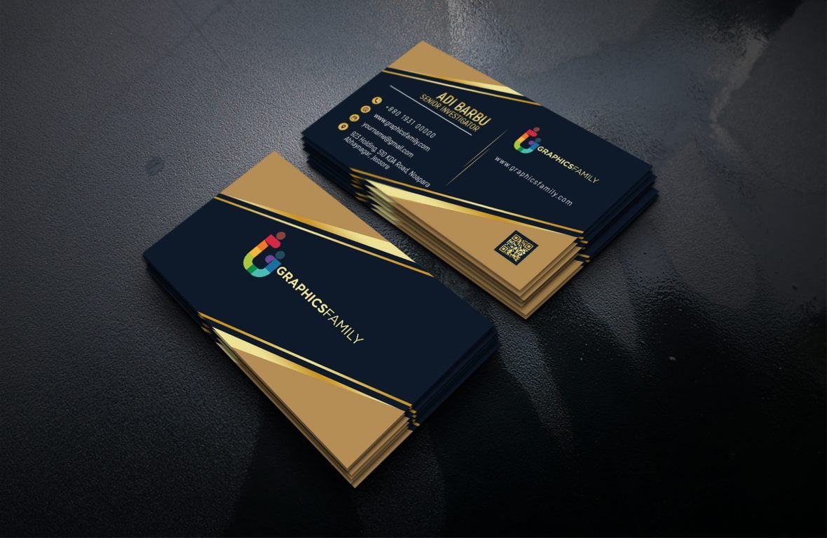 فایل طراحی کارت ویزیت محقق ارشد - Senior Investigator Business Card Design