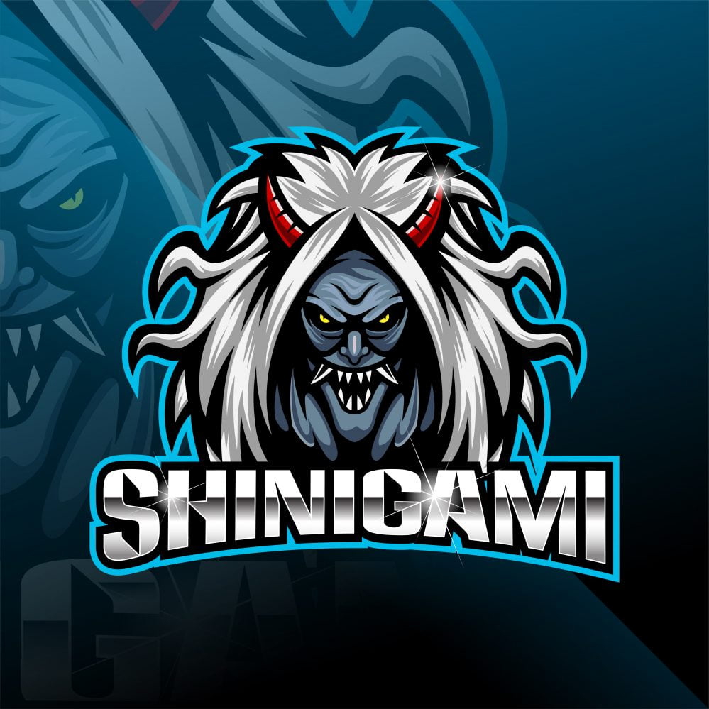 فایل لوگوی نماد ورزش‌های الکترونیکی شینیگامی - Shinigami Esports Mascot Logo