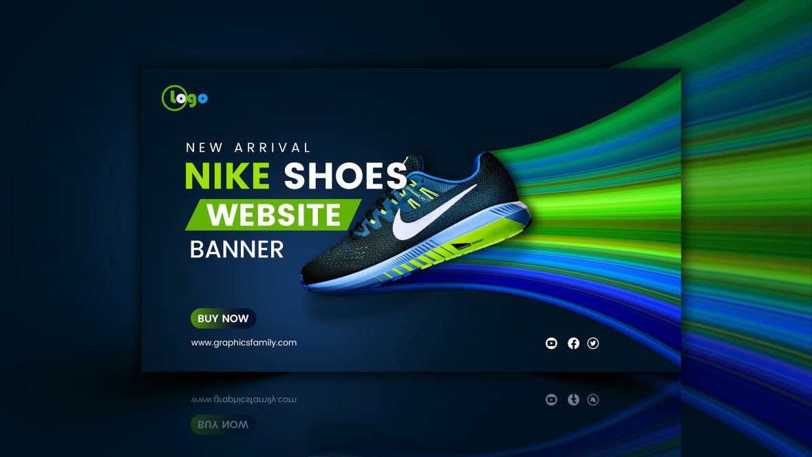 فایل الگوی بنر تبلیغاتی فروش کفش - Shoes Sale Banner Advertising Template