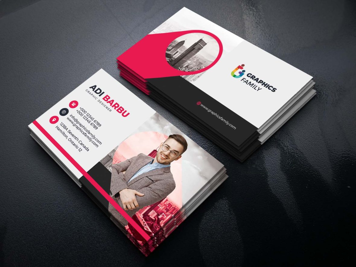 فایل طراحی کارت ویزیت مدرن ساده - Simple Modern Business Card Template Design