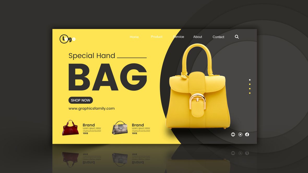 فایل بنر ساده رسانه اجتماعی برای تبلیغات - Simple Social Media Banner for Advertising