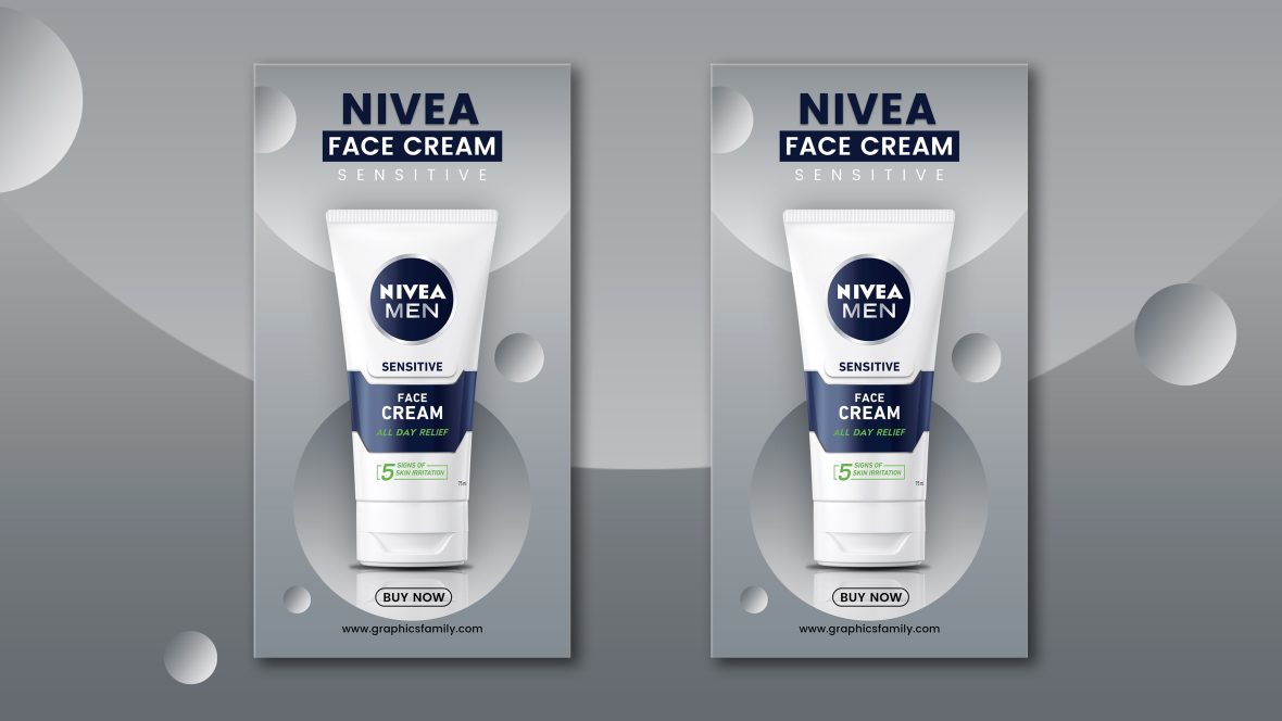 فایل بنر استوری اینستاگرام محصولات مراقبت از پوست برای شبکه‌های اجتماعی - Skincare Product Instagram Stories Banner For Social Media