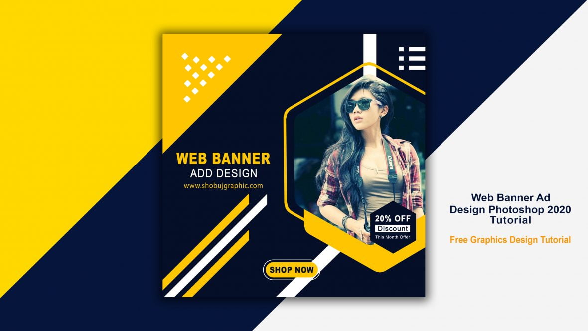 فایل قالب psd طرح بنر تبلیغاتی شبکه‌های اجتماعی - Social Media Ad Banner Design psd Template