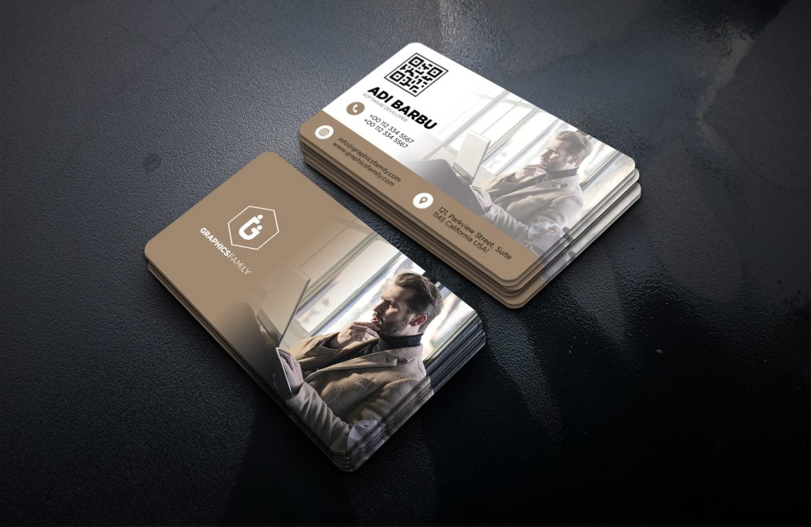 فایل طراحی کارت ویزیت توسعه دهنده نرم افزار - Software Developer Business Card Design