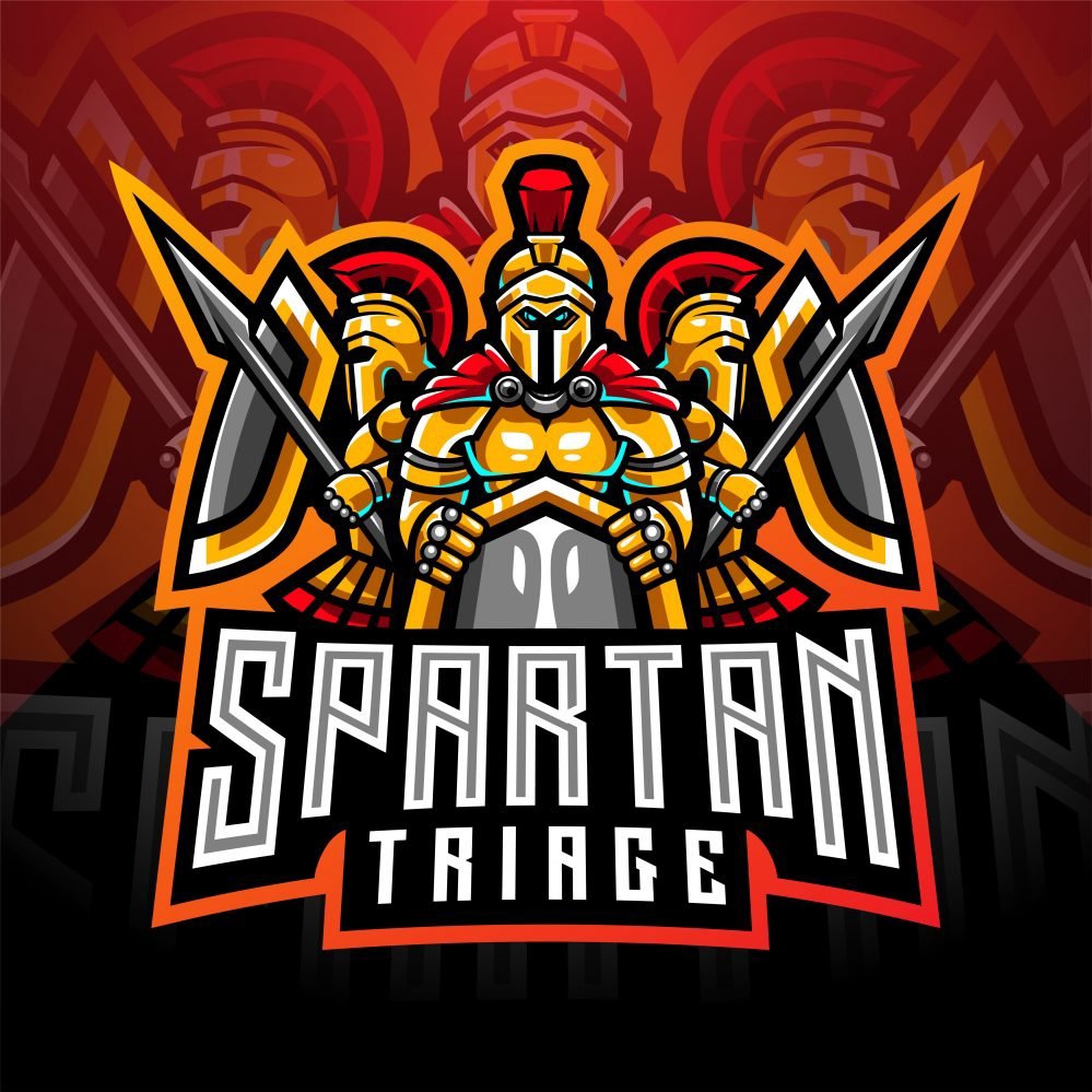 فایل لوگوی طلسم جنگنده اسپارتان - Spartan Fighter Mascot Logo