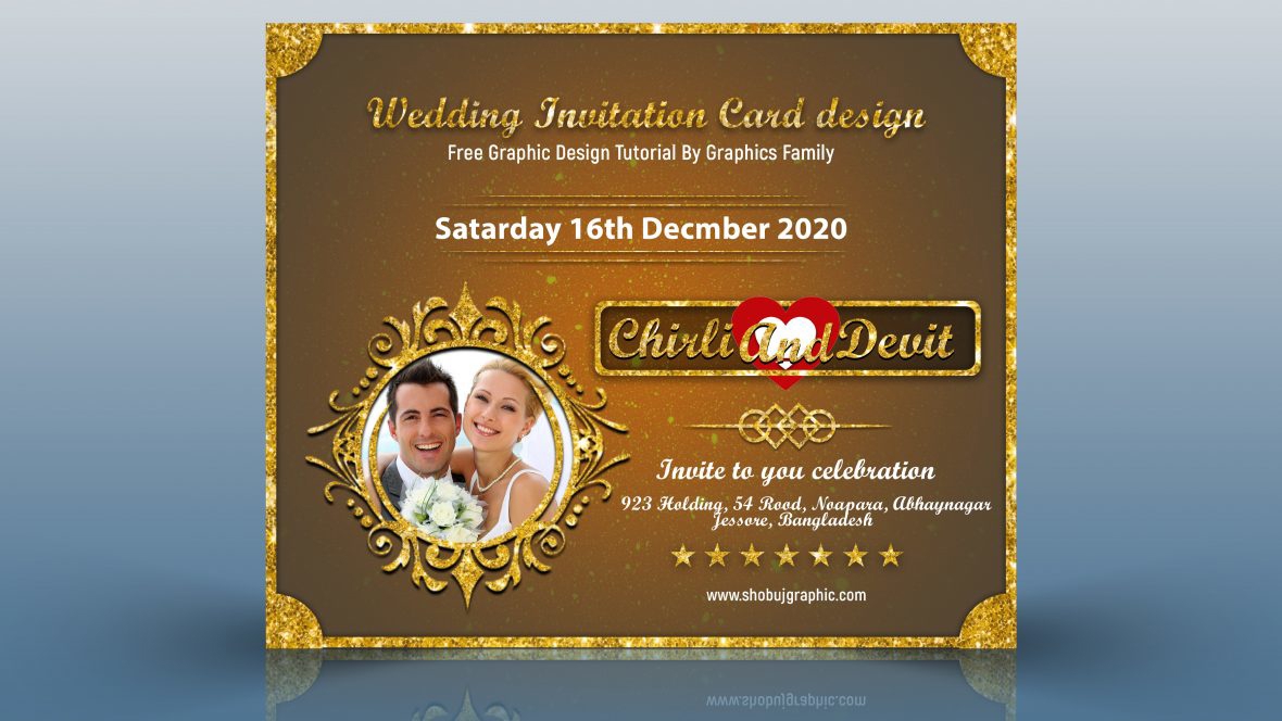 فایل طرح کارت دعوت عروسی ویژه PSD - Special Wedding Invitation Card Design PSD