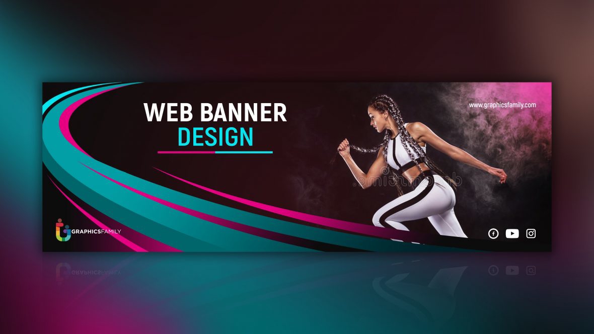 فایل طرح بنر لایه باز ورزشی (PSD) - Sports Style Banner Design PSD