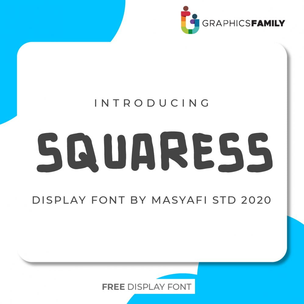 فایل فونت مربع - Squaress Font