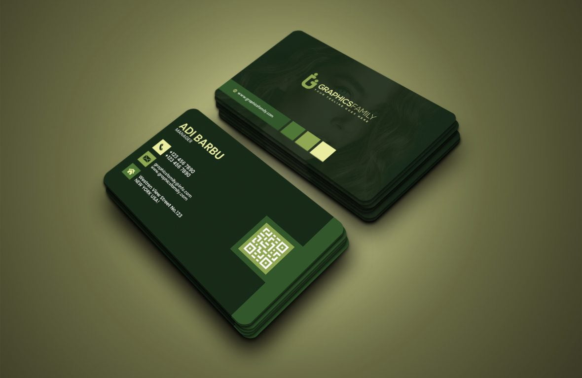 فایل کارت ویزیت شرکتی شیک - Stylish Corporate Business Card