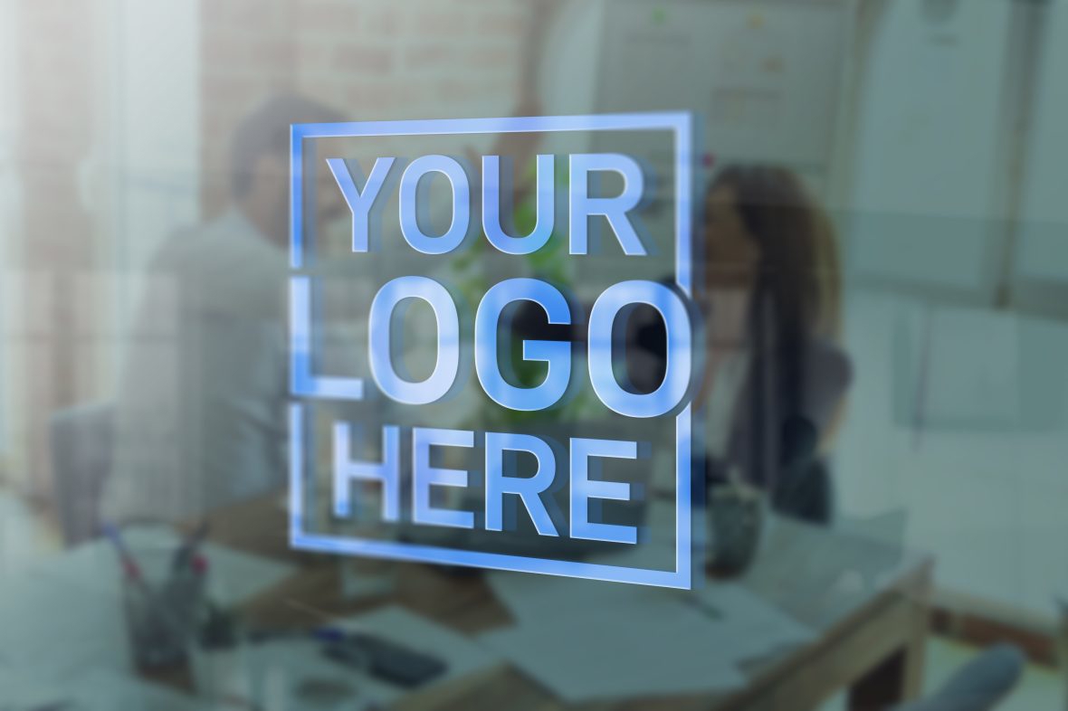 فایل موکاپ لوگو دفتر موفقیت - Success Office Logo Mockup