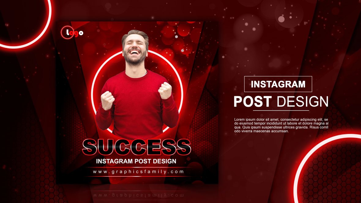 فایل طراحی موفق پست اینستاگرام - Successful Instagram Post Design