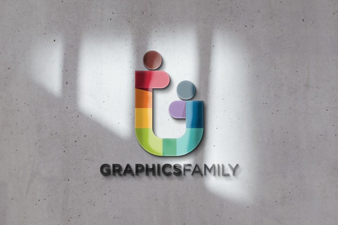 فایل موکاپ لوگو سه بعدی سایه بان - Sunshade 3D Logo Mockup
