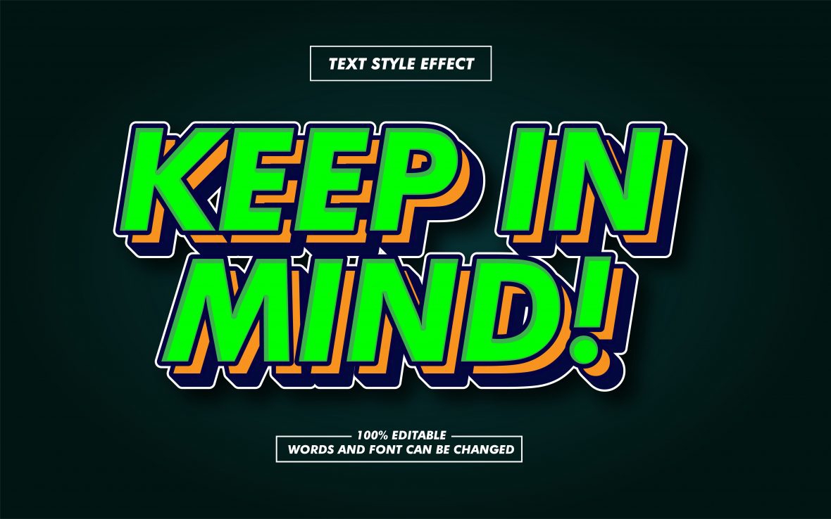 فایل افکت متن لایه‌ای سبز شیرین - Sweet Green Layer Text Effect