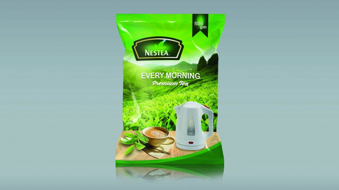 فایل قالب PSD طرح بسته بندی چای کیسه ای - Tea Bag Packaging Design PSD Template