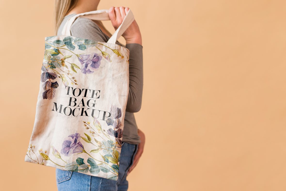 فایل ماکت طراحی کیف دستی - Tote Bag Design Mockup