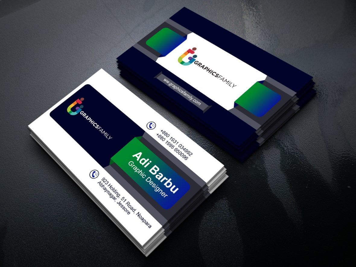 فایل طراحی کارت ویزیت بازرگانان - Traders visiting card design