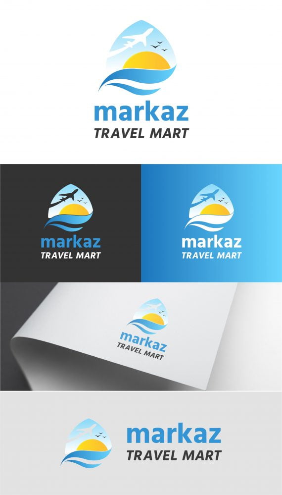 فایل طراحی لوگو مسافرتی - Travel Logo Design