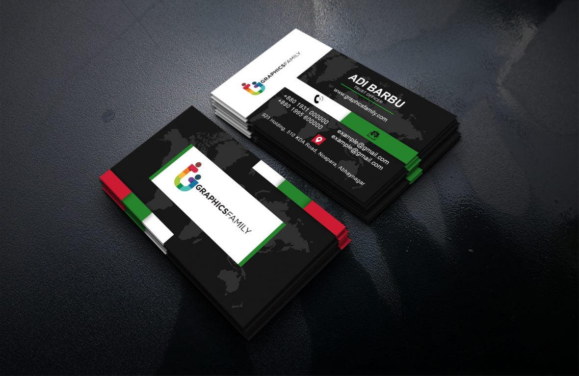 فایل الگوی کارت ویزیت افسر اعتماد - Trust Officer Business Card Template