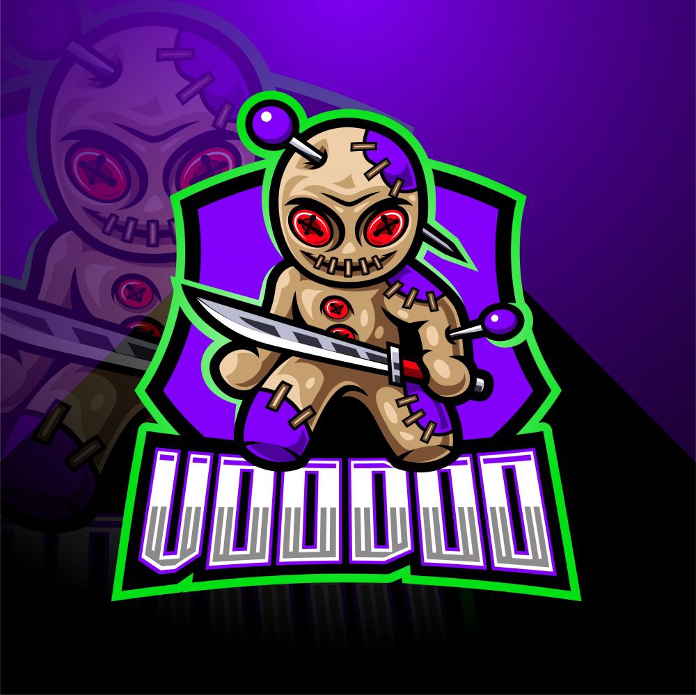 فایل لوگوی طلسم VooDoo - VooDoo Mascot Logo