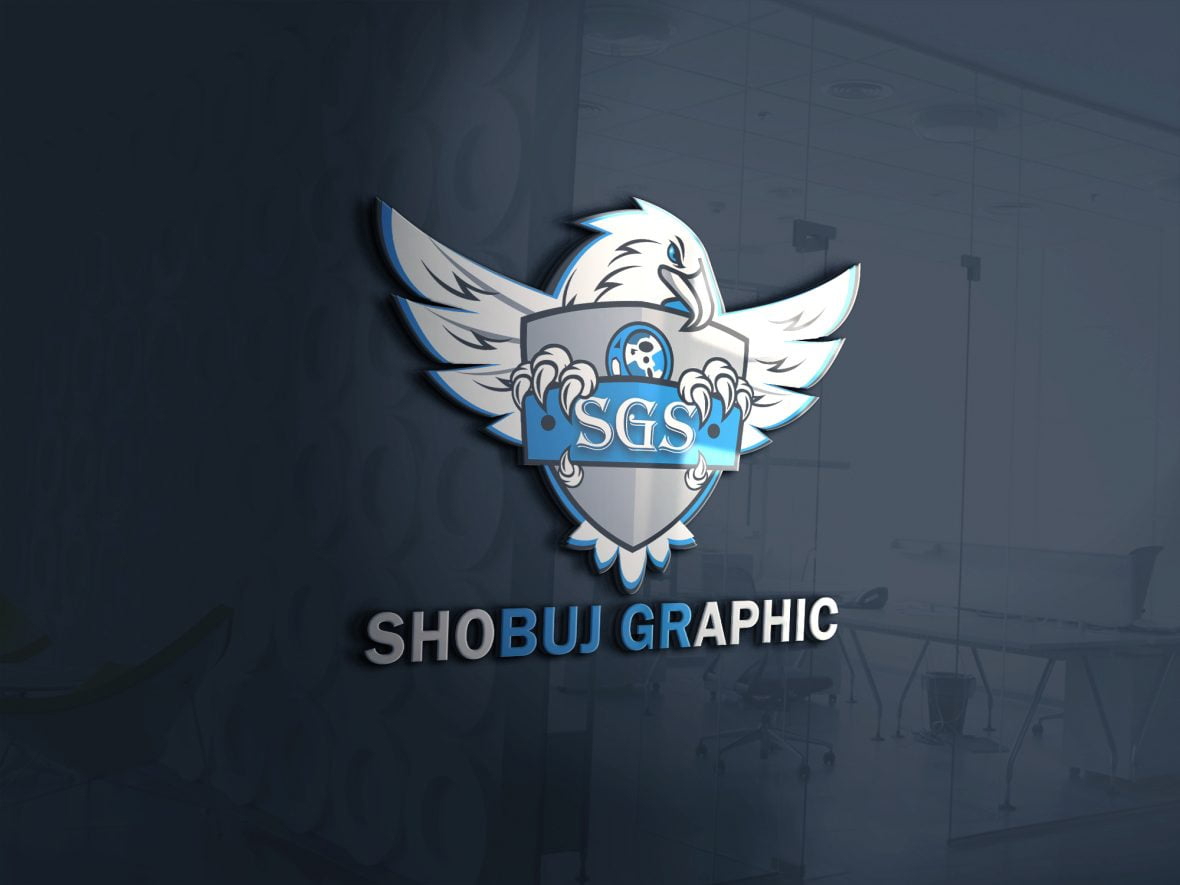 فایل لوگوی لایه باز کرکس (Vulture) با فرمت PSD - Vulture PSD Logo Mascot