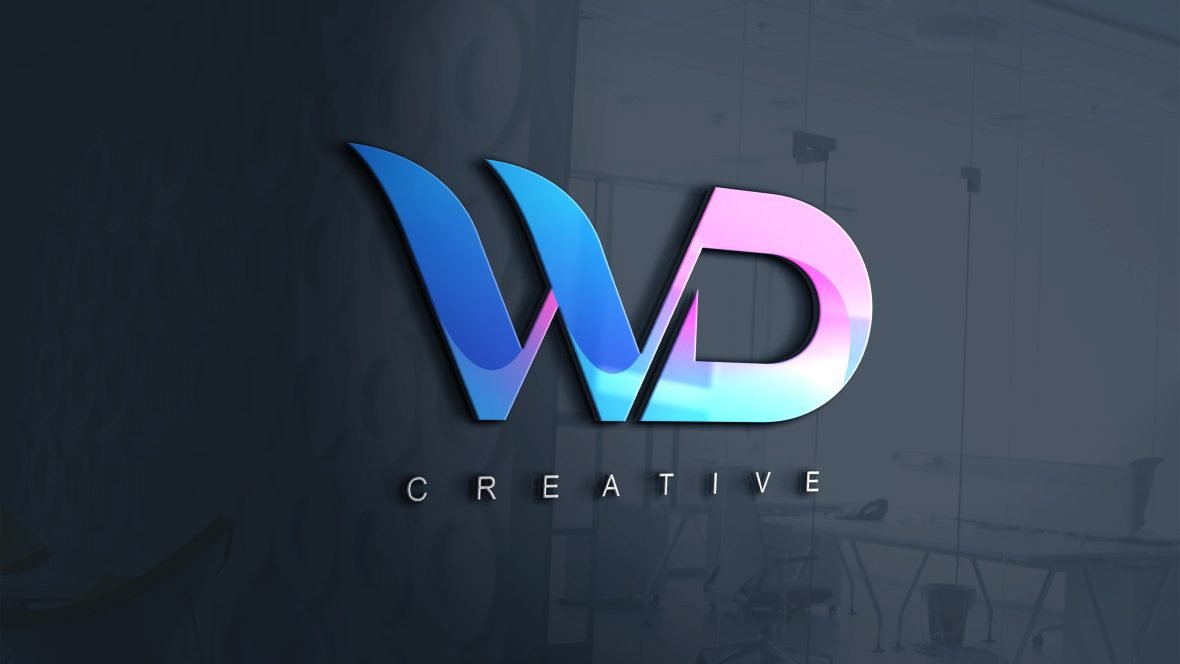 فایل الگوی طراحی لوگوی خلاقانه WD - WD Creative Logo Design Template