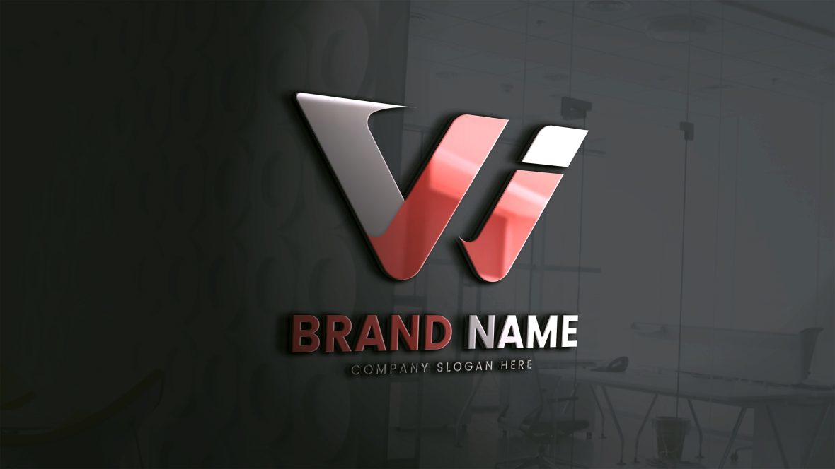 فایل الگوی طراحی لوگو حروف WI - WI Letters Logo Design Template