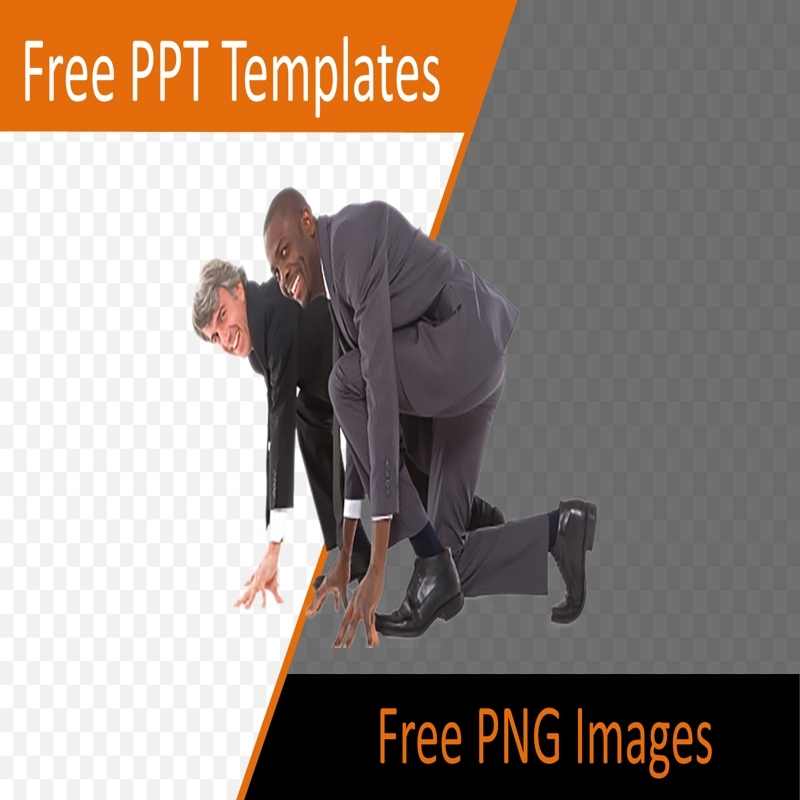 قالب حرفه ای پاورپوینت با موضوع با تصویر PNG تاجران روی شبکه