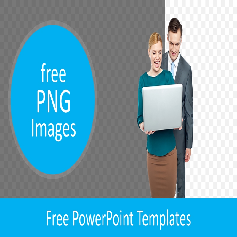 قالب حرفه ای پاورپوینت با موضوع با تصویر PNG افراد تجاری در حال استفاده از لپ‌تاپ