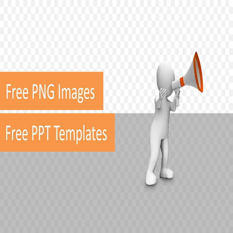 قالب حرفه ای پاورپوینت با موضوع با تصویر PNG دریافت بلندگو