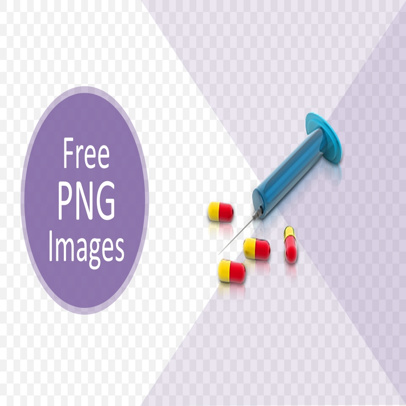 قالب حرفه ای پاورپوینت با موضوع دارو و سرنگ (با فرمت PNG)