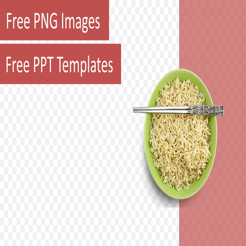 قالب حرفه ای پاورپوینت با موضوع PNG نودل در کاسه و چوب غذاخوری