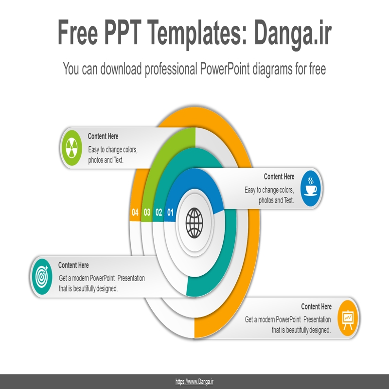 قالب حرفه ای پاورپوینت با موضوع طرحواره‌ حلقه‌های پیازی