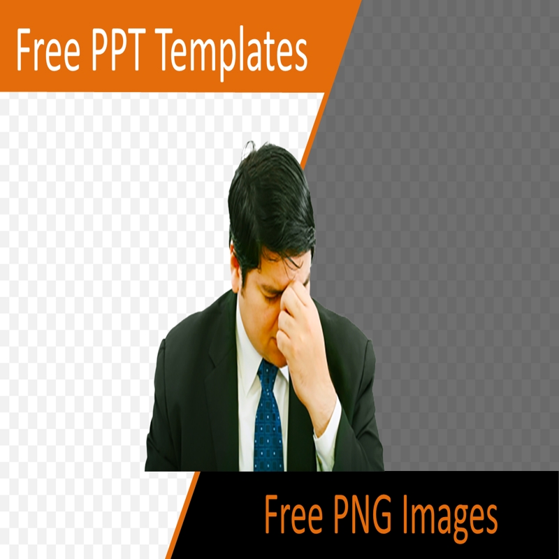 قالب حرفه ای پاورپوینت با موضوع تاجر ناراحت (تصویر دوربری شده)
