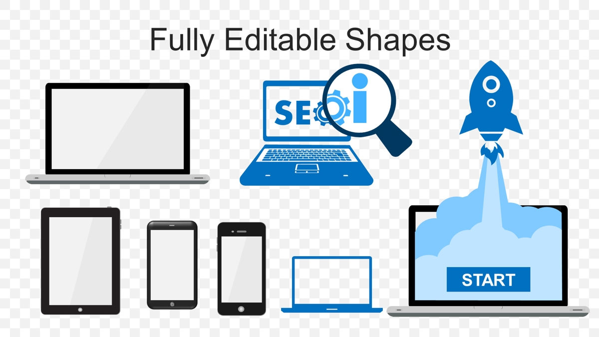 قالب حرفه ای پاورپوینت با موضوع بهینه‌سازی موتور جستجو (SEO)