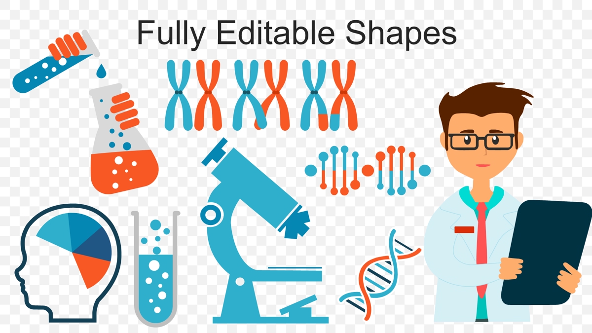 قالب حرفه ای پاورپوینت با موضوع بیوتکنولوژی ژن DNA