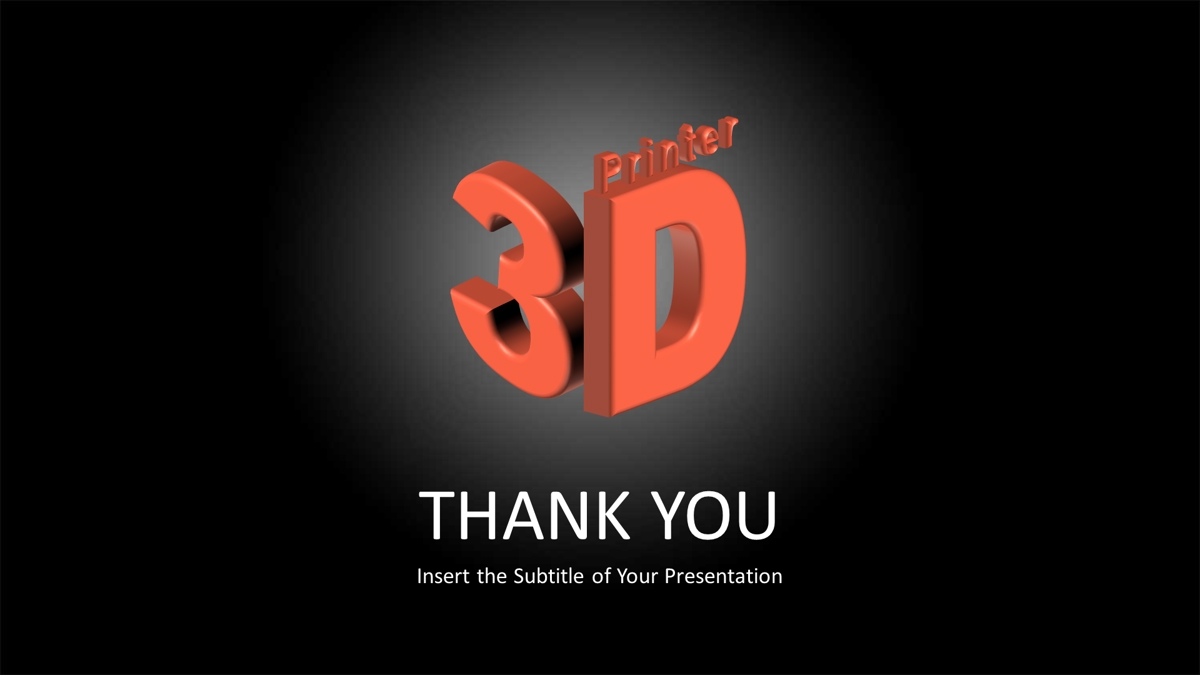 قالب حرفه ای پاورپوینت با موضوع فناوری چاپ سه‌بعدی