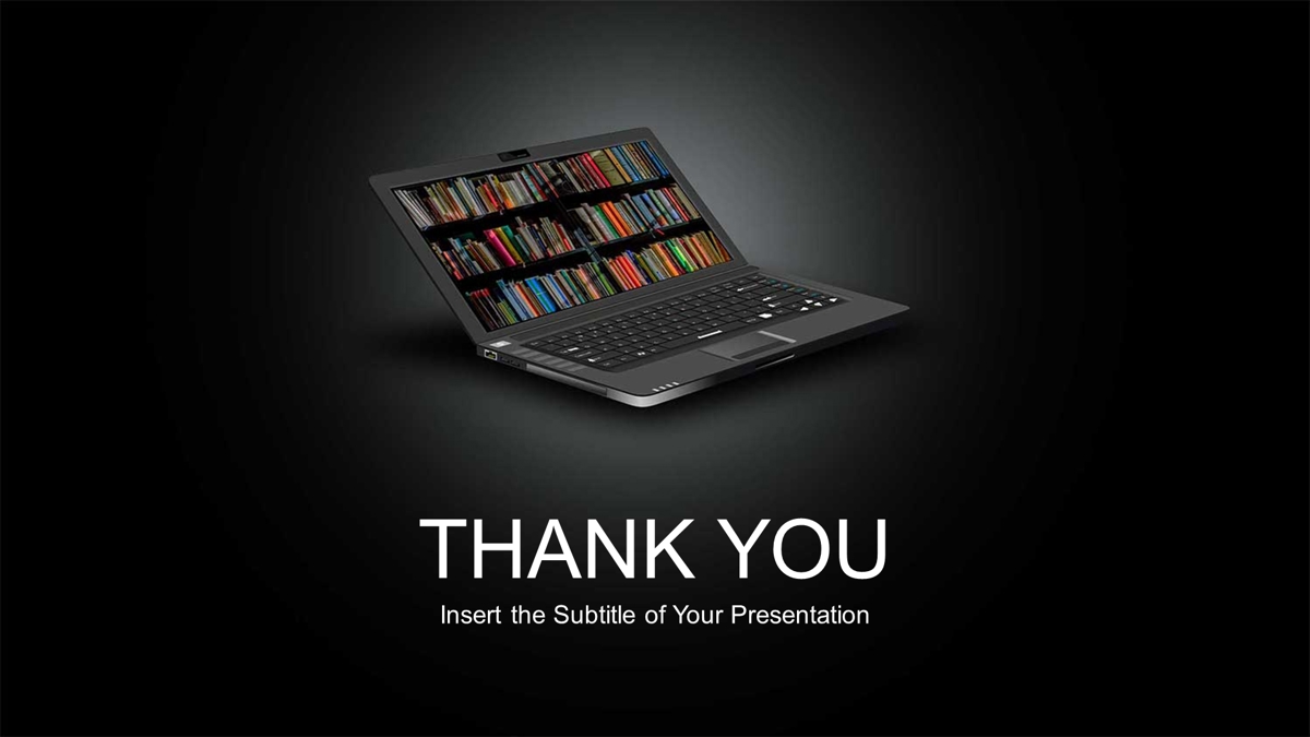 قالب حرفه ای پاورپوینت با موضوع کتابخانه آنلاین
