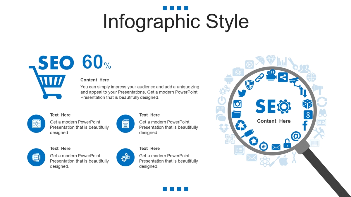 قالب حرفه ای پاورپوینت با موضوع بهینه‌سازی موتور جستجو (SEO)