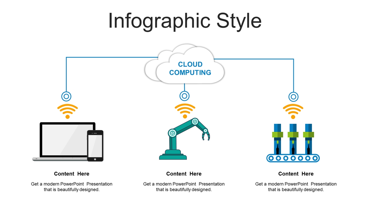 قالب حرفه ای پاورپوینت با موضوع انقلاب صنعتی نسل چهارم (Industry 4.0)