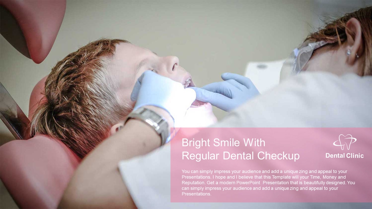 قالب حرفه ای پاورپوینت با موضوع مراقبت‌های بهداشتی دندان