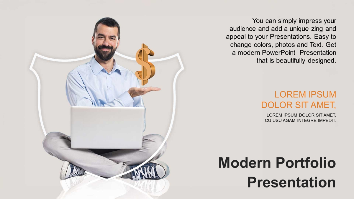 قالب حرفه ای پاورپوینت با موضوع امنیت مالی