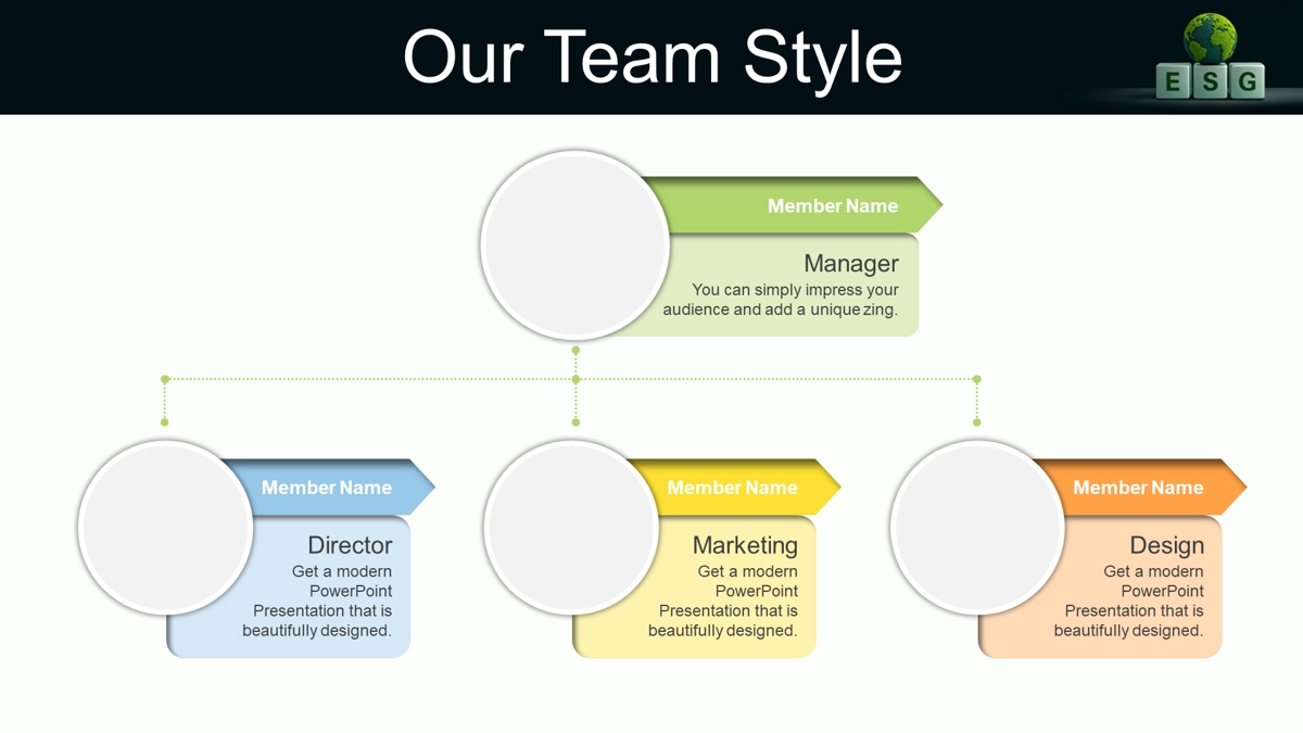 قالب حرفه ای پاورپوینت با موضوع پایداری نوآوری ESG
