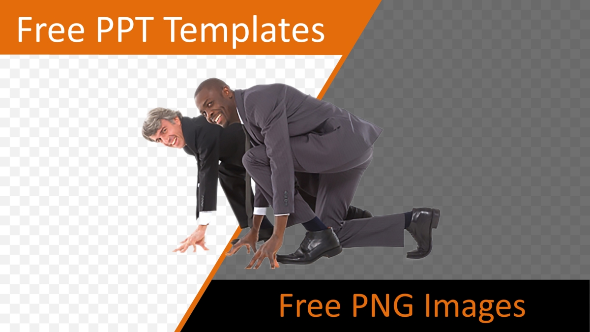 قالب حرفه ای پاورپوینت با موضوع با تصویر PNG تاجران روی شبکه