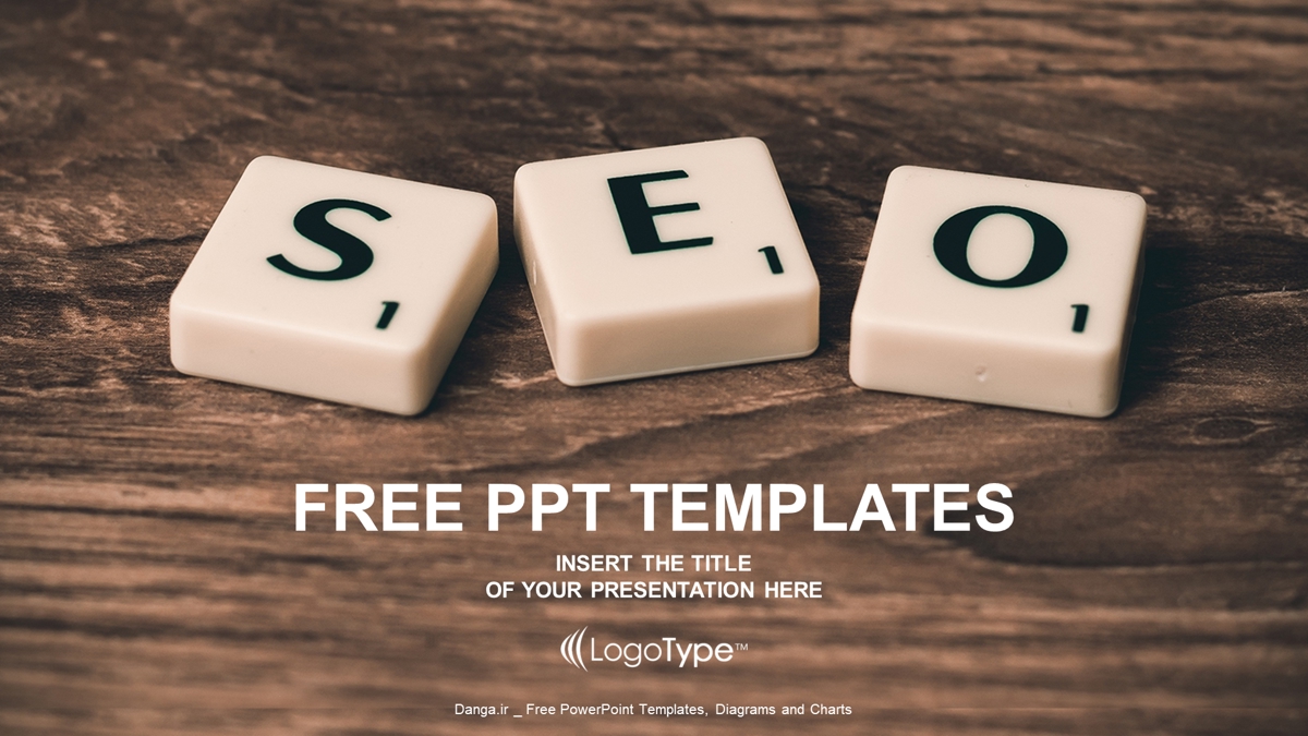 قالب حرفه ای پاورپوینت با موضوع بهینه‌سازی موتور جستجو (SEO) عریض