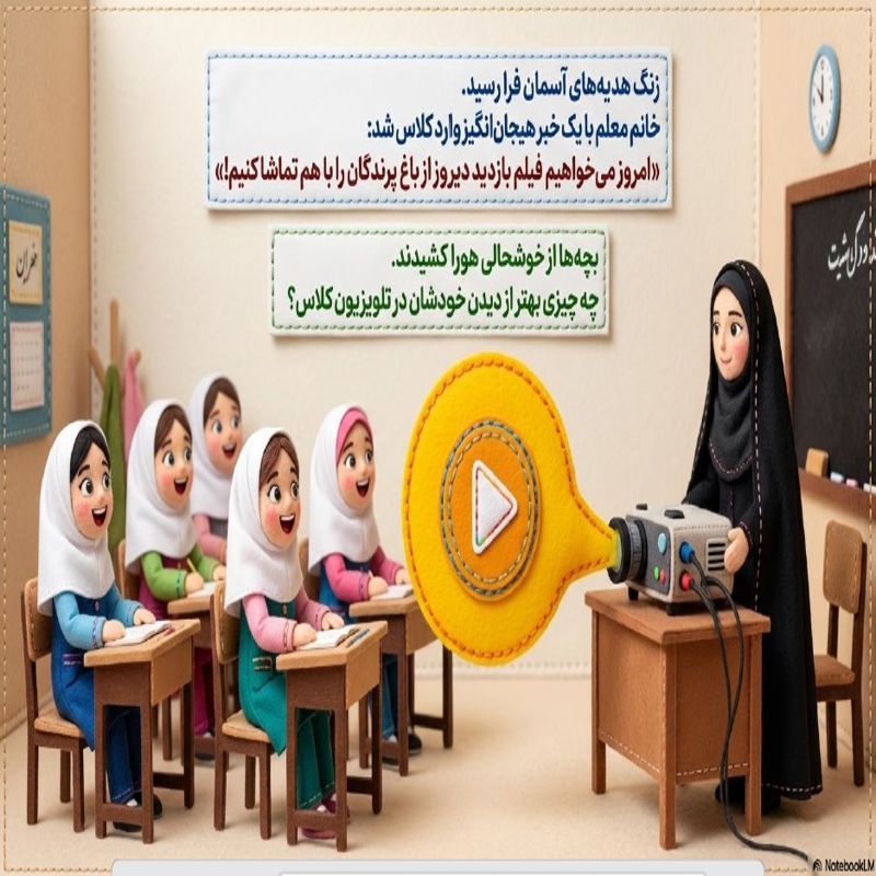 درسنامه و کاربرگ خود آموز کتاب های ابتدایی - درس 18 هدیه چهارم